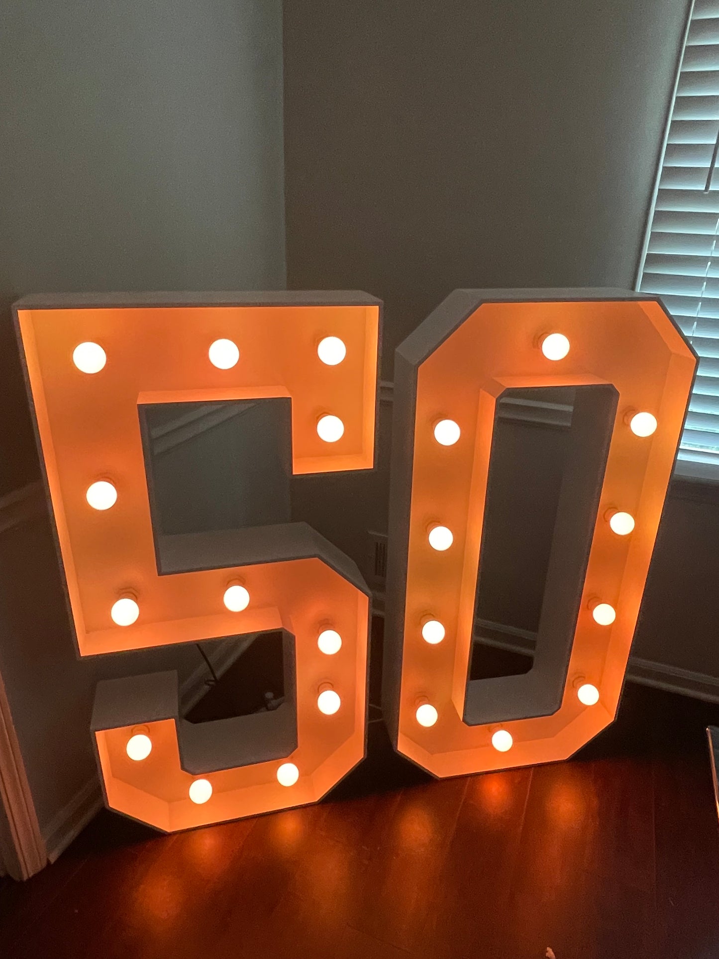 4' Marquee Numbers