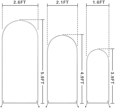 3-Piece Arch Set White