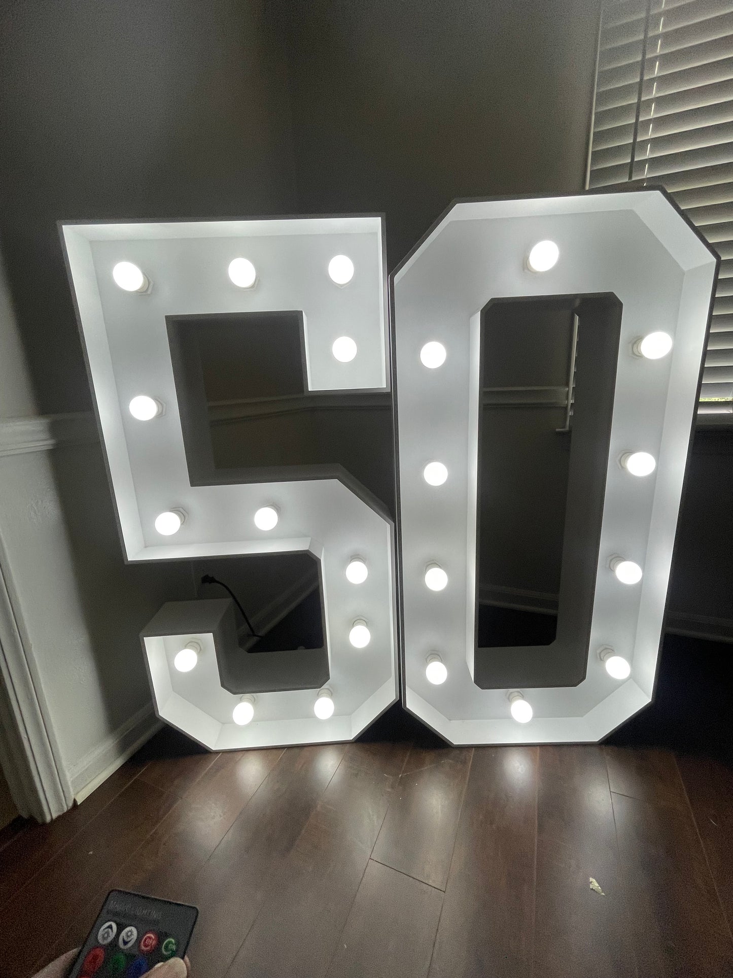 4' Marquee Numbers