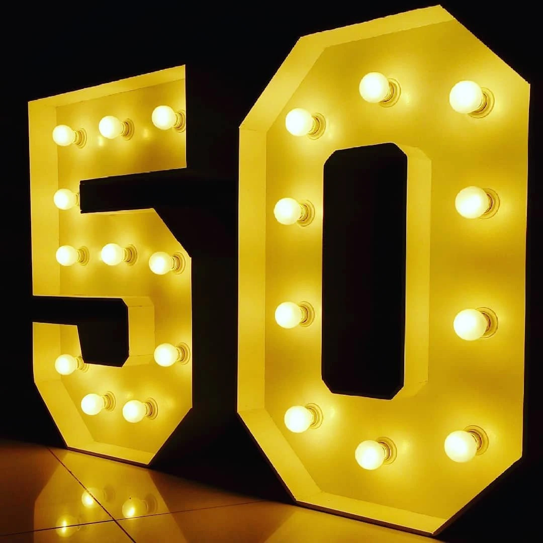 4' Marquee Numbers