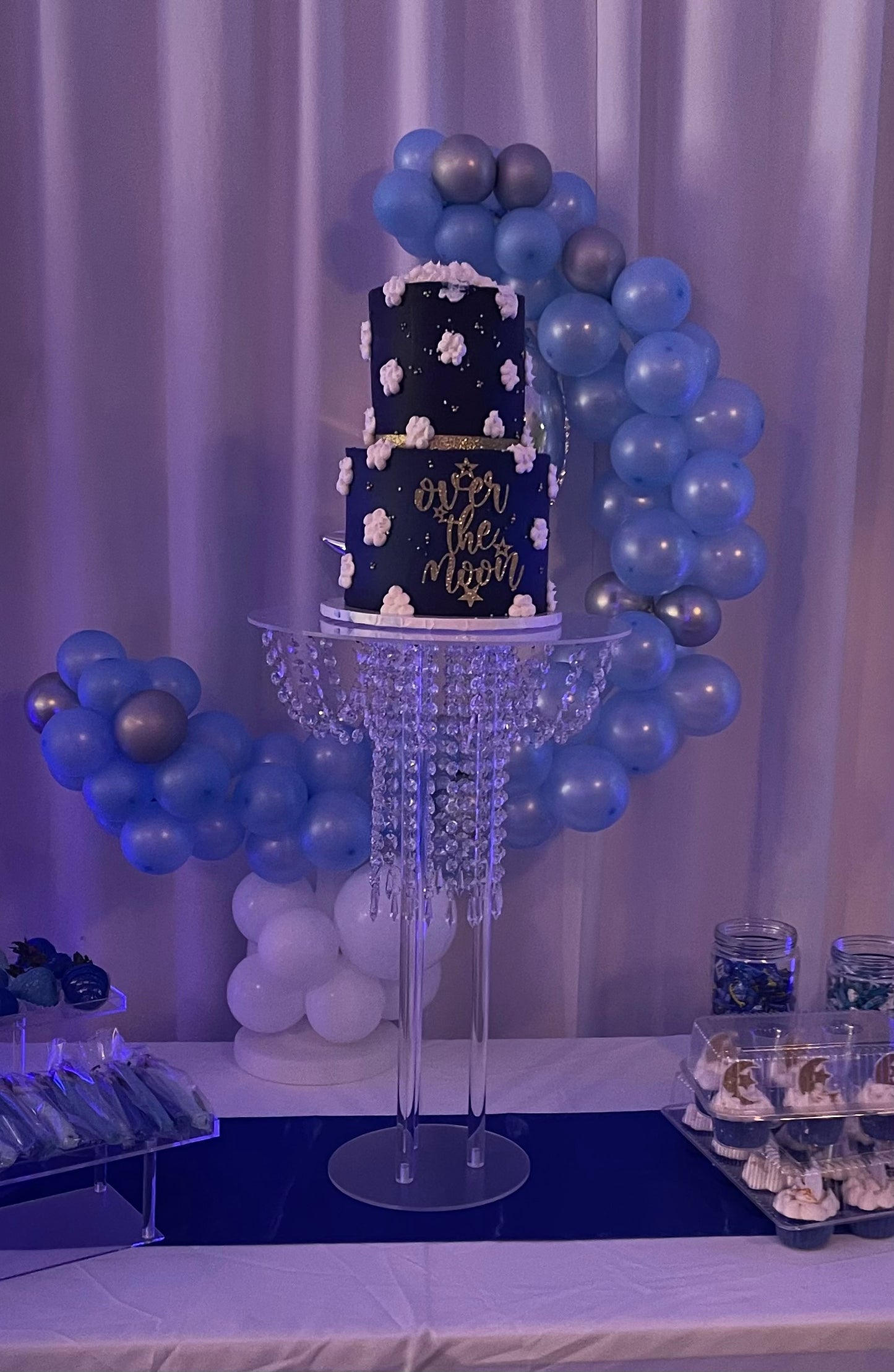 Crystal Beaded Cake Stand