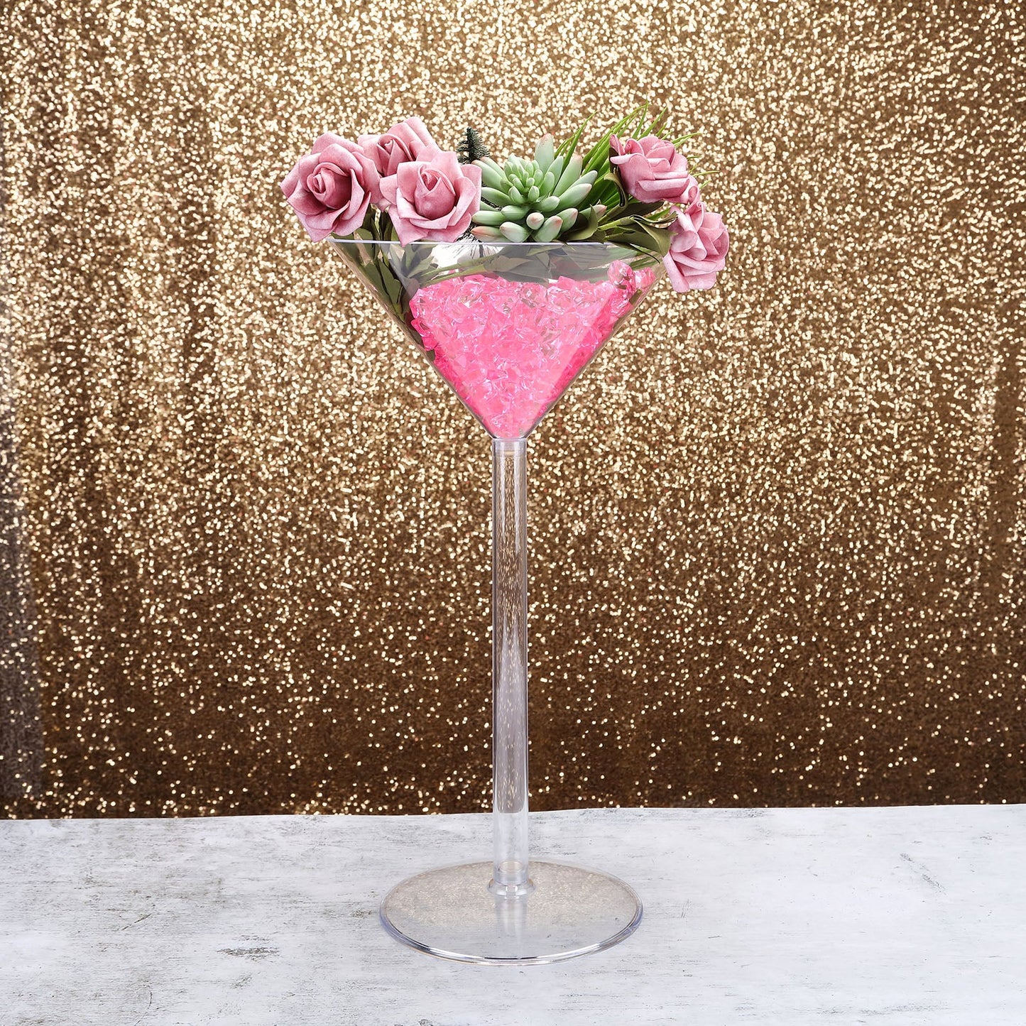 Martini Glass Centerpiece